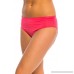 Kenneth Cole Women's Sexy Solids Shirred Hipster Bikini Bottom Dark Pink B07CKDYWJB